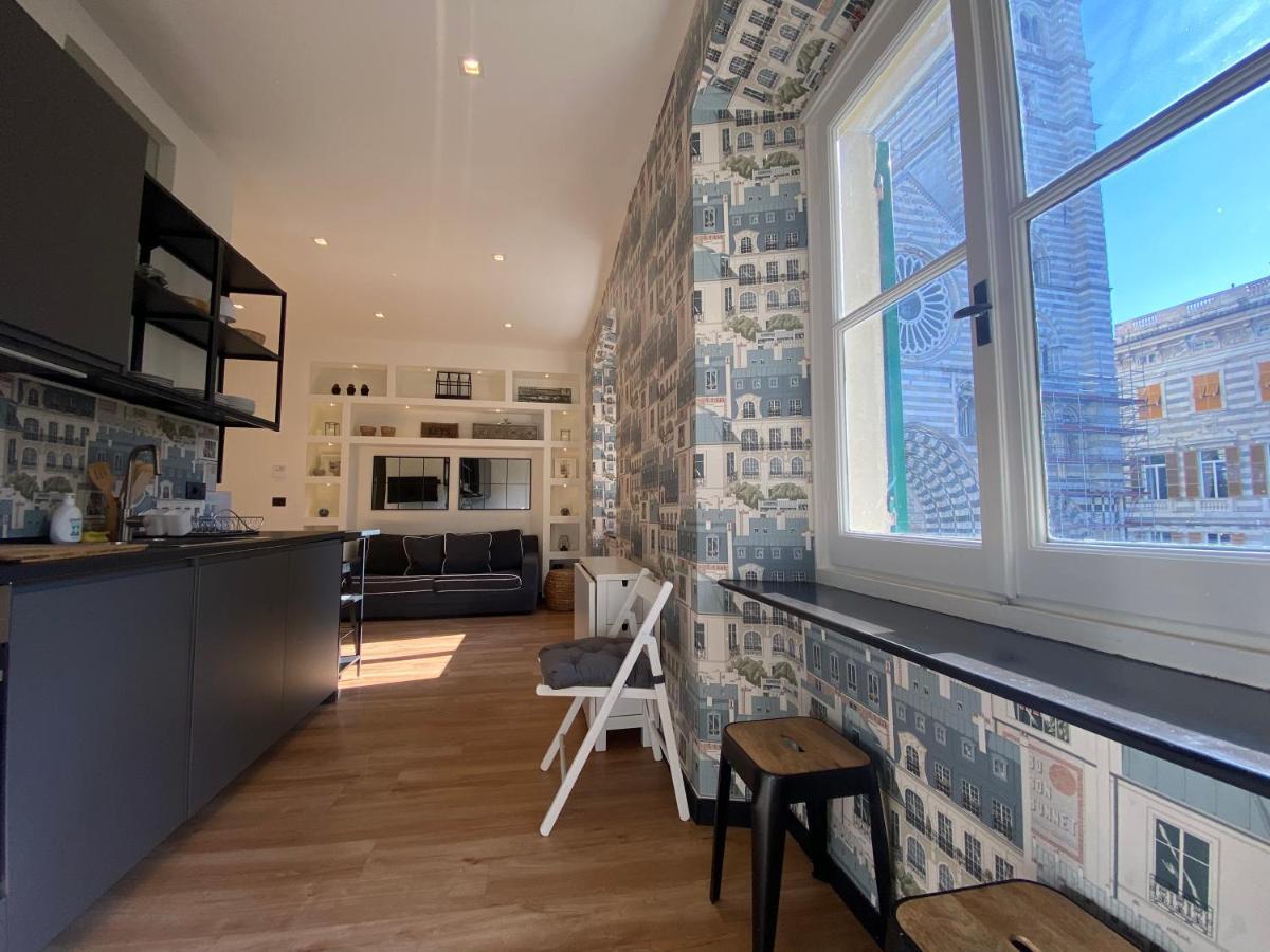 New Apartament In Front Of Genoa Cathedral Exterior foto